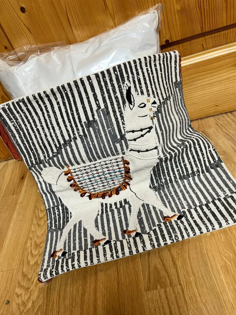 Cojines de lana de llama